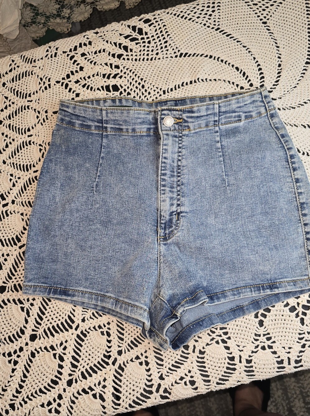 Wild Fable, High Rise Waist, Highest Rise Denim Shorts, Womens 8 / 29